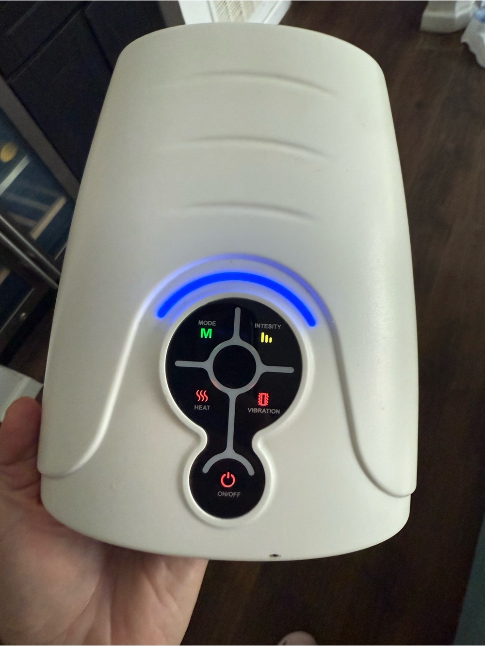 White Heated Hand Massager like new